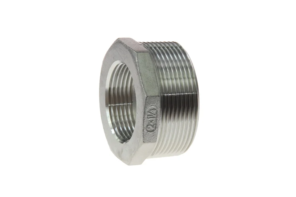 Reducer fitting with male BSPT/female BSP thread, stainless steel, type VT115