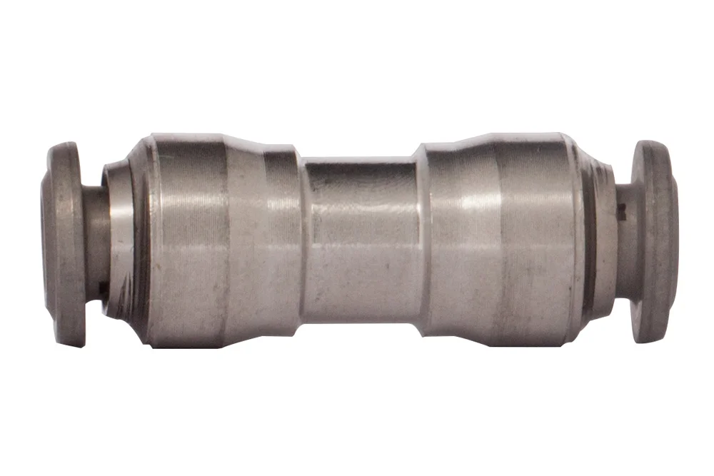 Straight push-in fitting, stainless steel, AI-60040