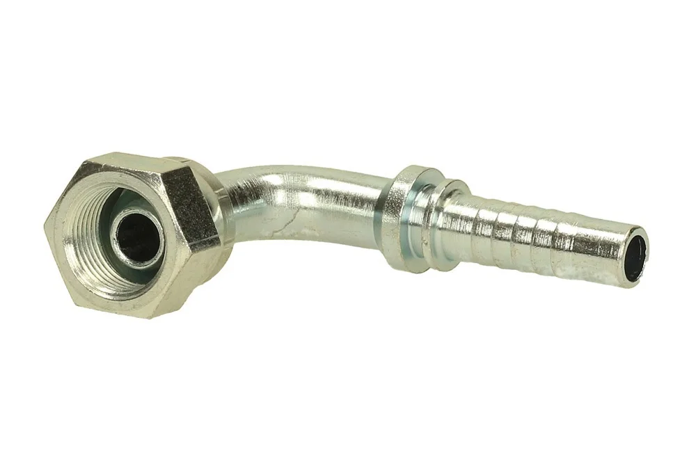 Hydraulic fitting DKR 90°, type ZBW210, carbon steel