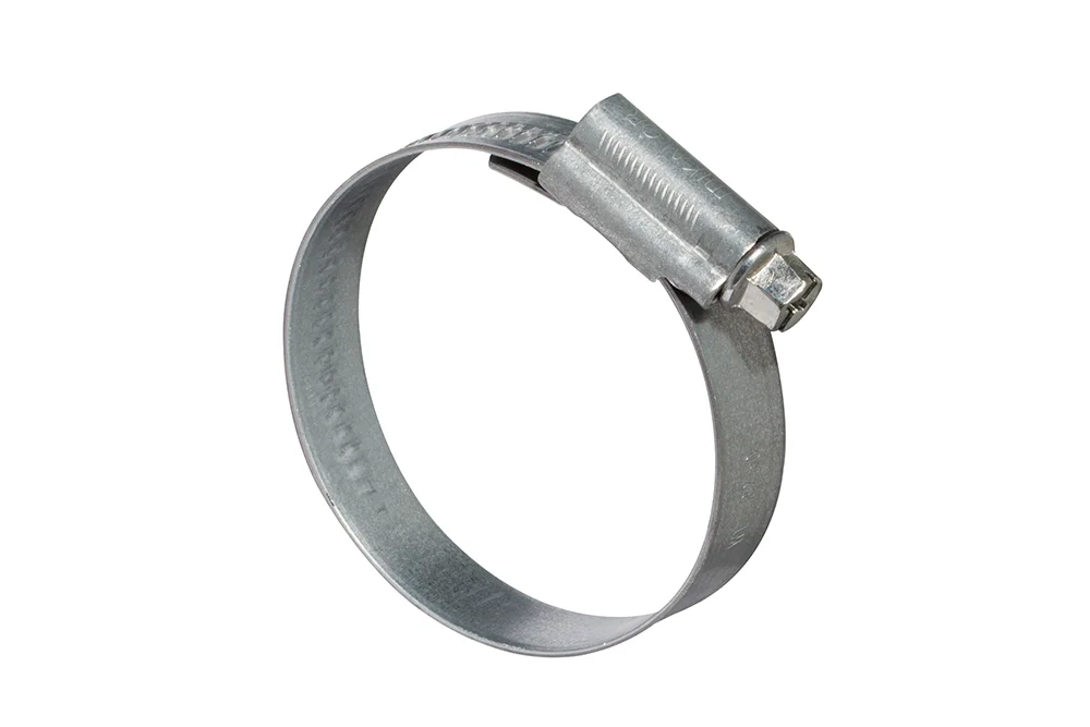 Universal industrial worm-drive clamp ASFA-S 12 mm, carbon steel
