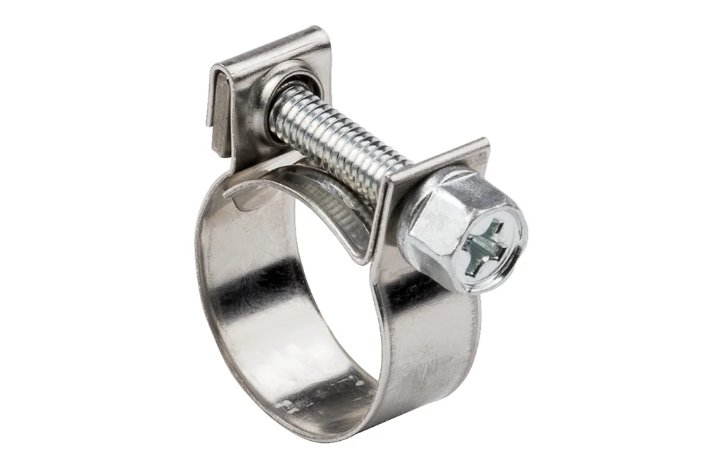 Miniature bolt clamp MINI CLIP, stainless steel