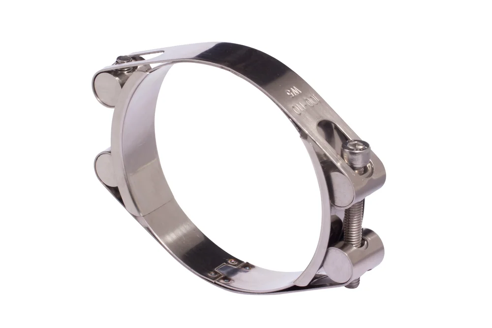 Heavy-duty two-bolt clamp for heavy loads DPC, stainless steel