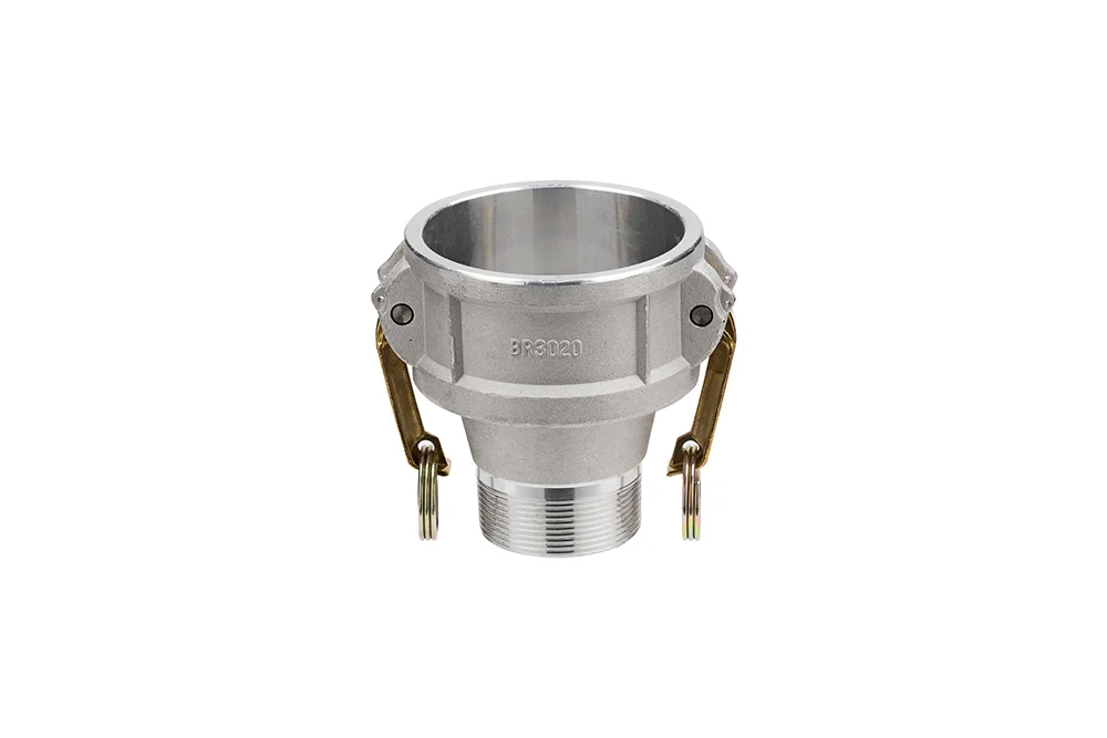 CAMLOCK B coupling socket with male thread, aluminium