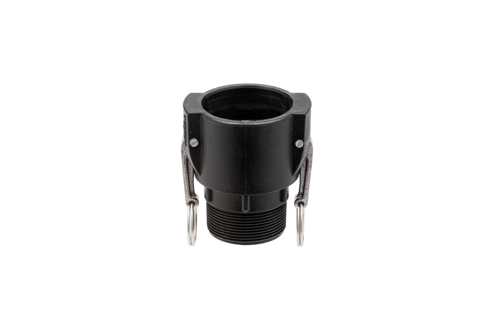 CAMLOCK B coupling socket with male thread, polypropylene