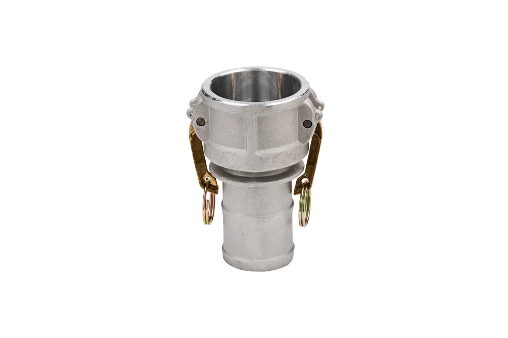 CAMLOCK coupling socket C with serrated hose tail, aluminium