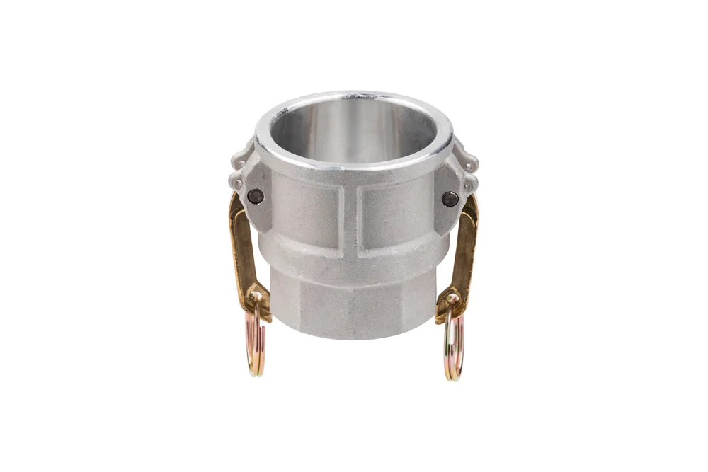 CAMLOCK D female coupling with female thread, aluminium