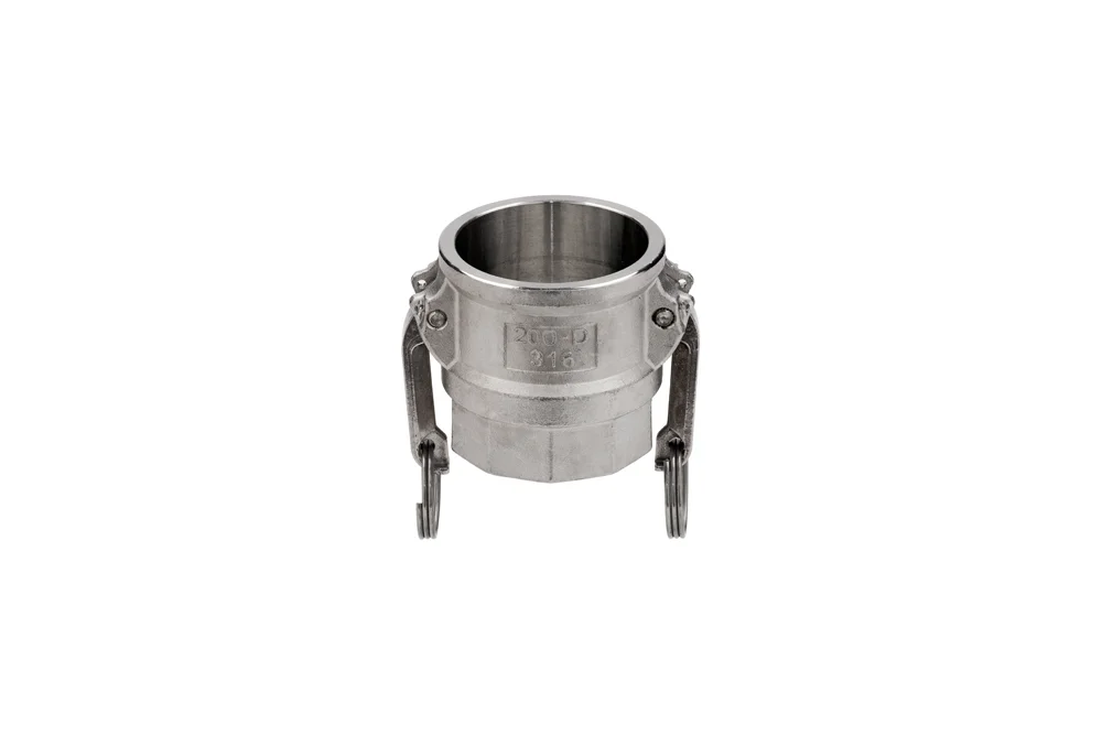 CAMLOCK coupling socket D with female thread, stainless steel