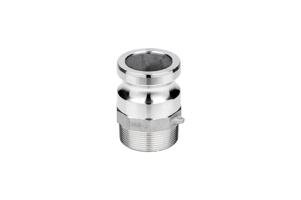 CAMLOCK F male coupling with male thread, aluminium