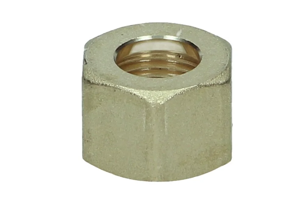 Nut for fittings, brass, type AI 13680