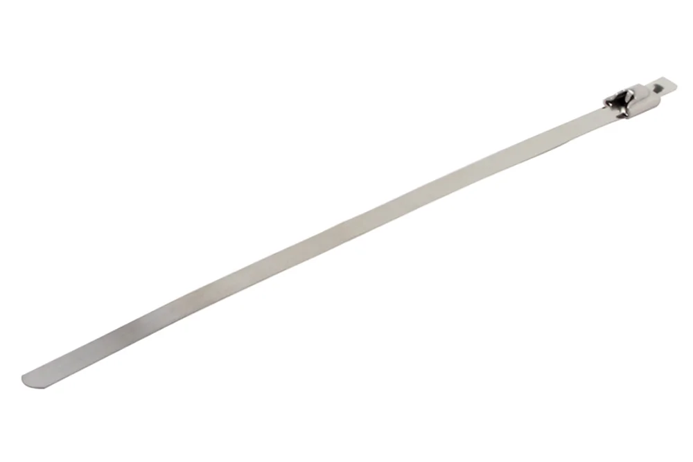 Self-clamping band from AISI 304 steel, Band-It® Ball-Lok®
