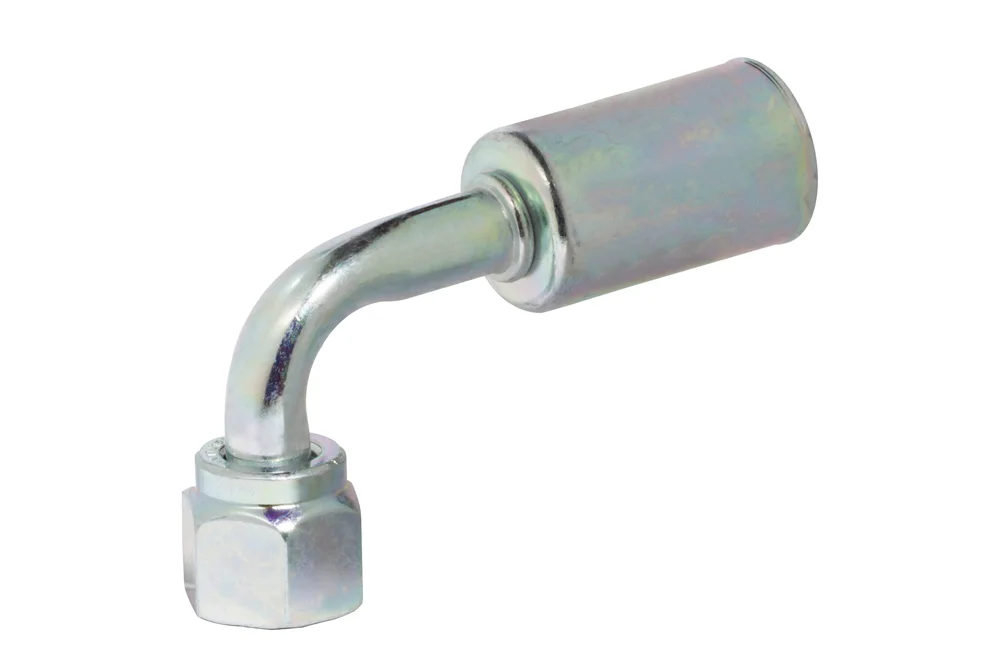 90° tube end with UNF female thread, steel, type 52706