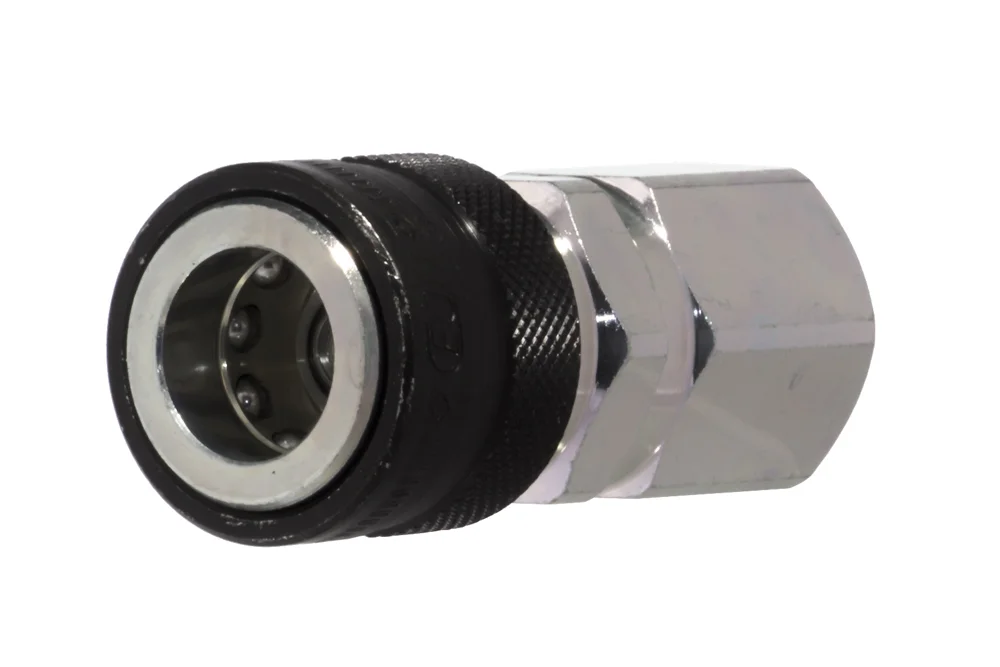 CEJN 116 quick coupling female coupling with female thread, with valve, hardened steel