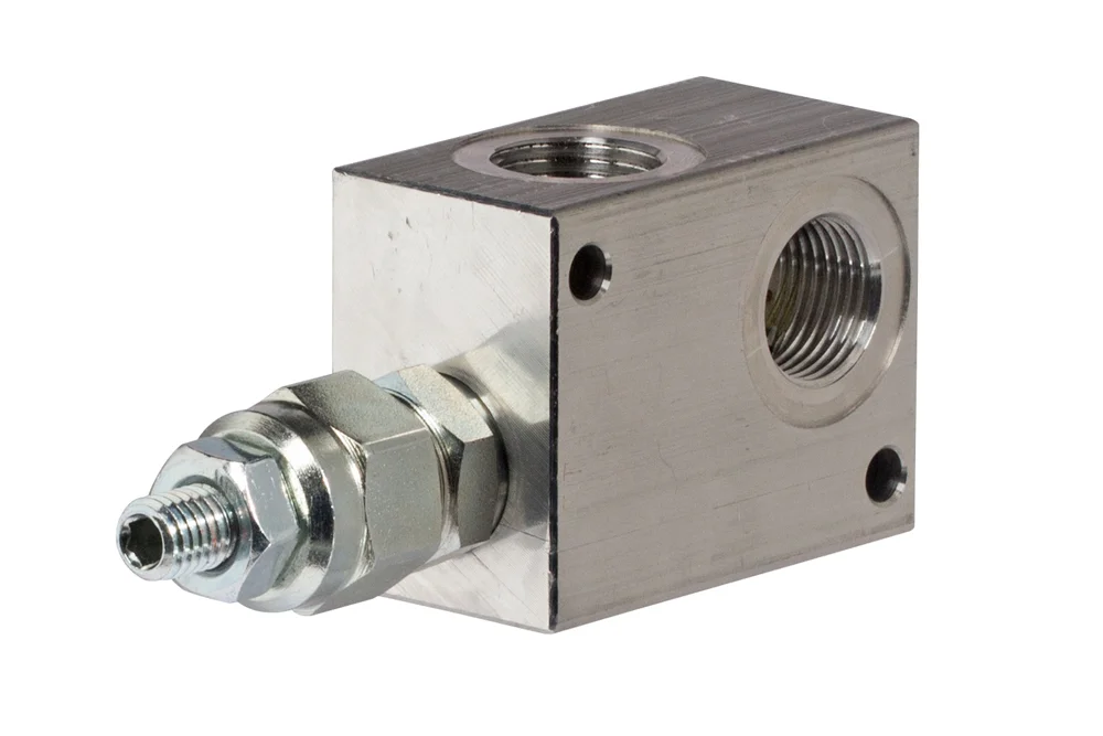 Hydraulic relief valve, aluminium, type FPM