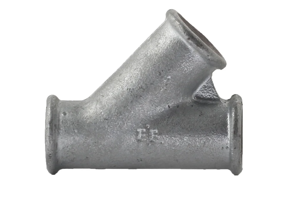 45° tee with female thread BSP, cast iron, type 165/30