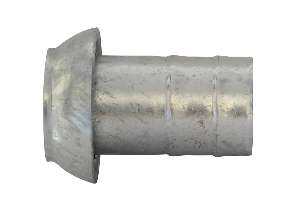 PERROT lever coupling plug with rolled hose tail, carbon steel, KVS