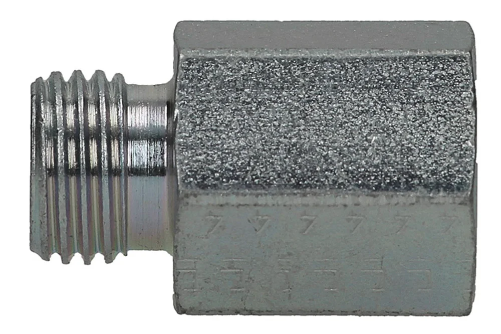 Straight fitting DIN 2353 with female BSP thread, thread seal, GAI-B