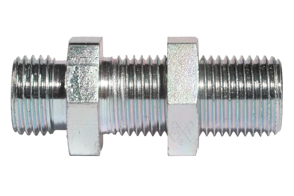 Bulkhead straight fitting with male thread, SV