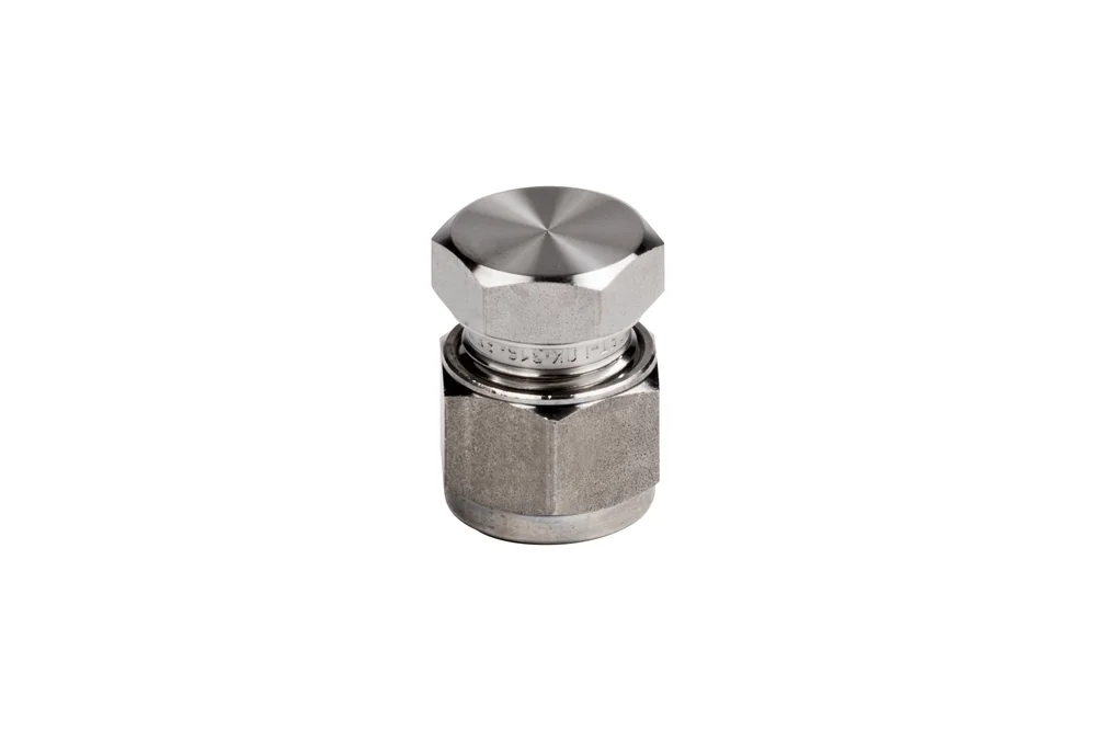 Cap for precision tube, stainless steel, M7108L