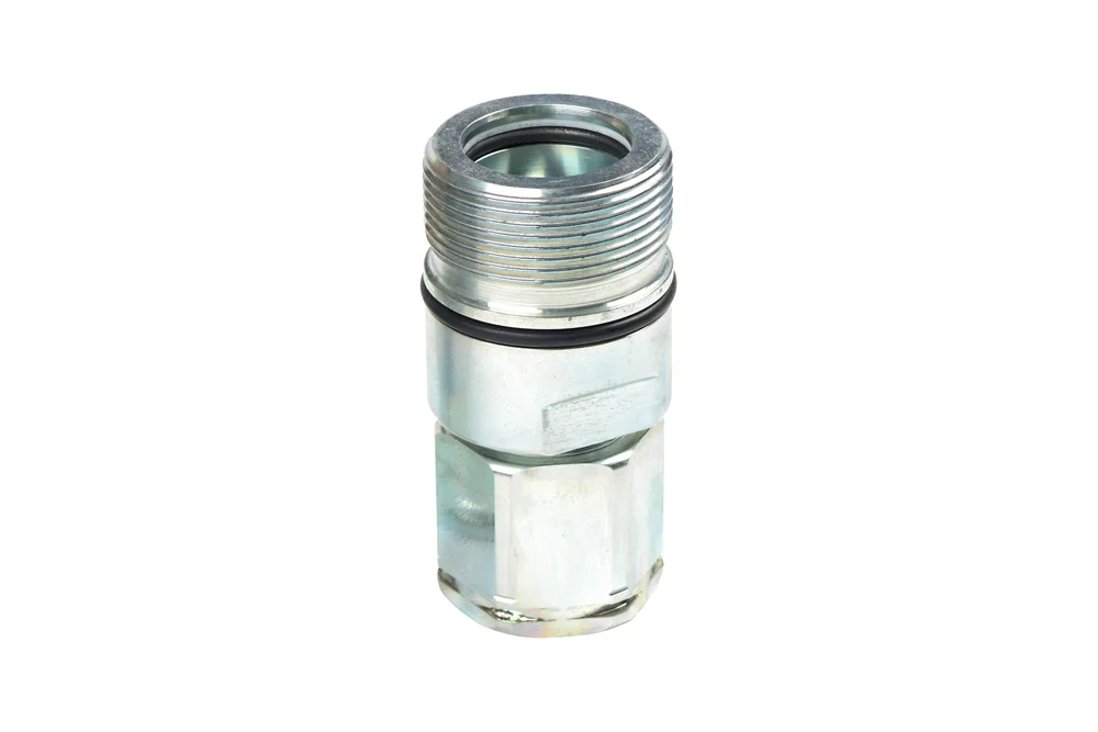 Screw-on quick coupling, socket with female BSP thread, galvanised steel, HOLMBURY, type HS