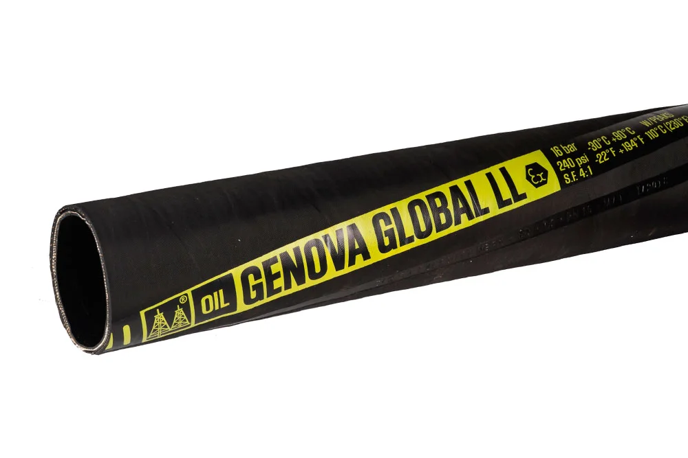 Heavy-duty suction and delivery hose for gasoline and oil, antistatic GENOVA LL® GLOBAL