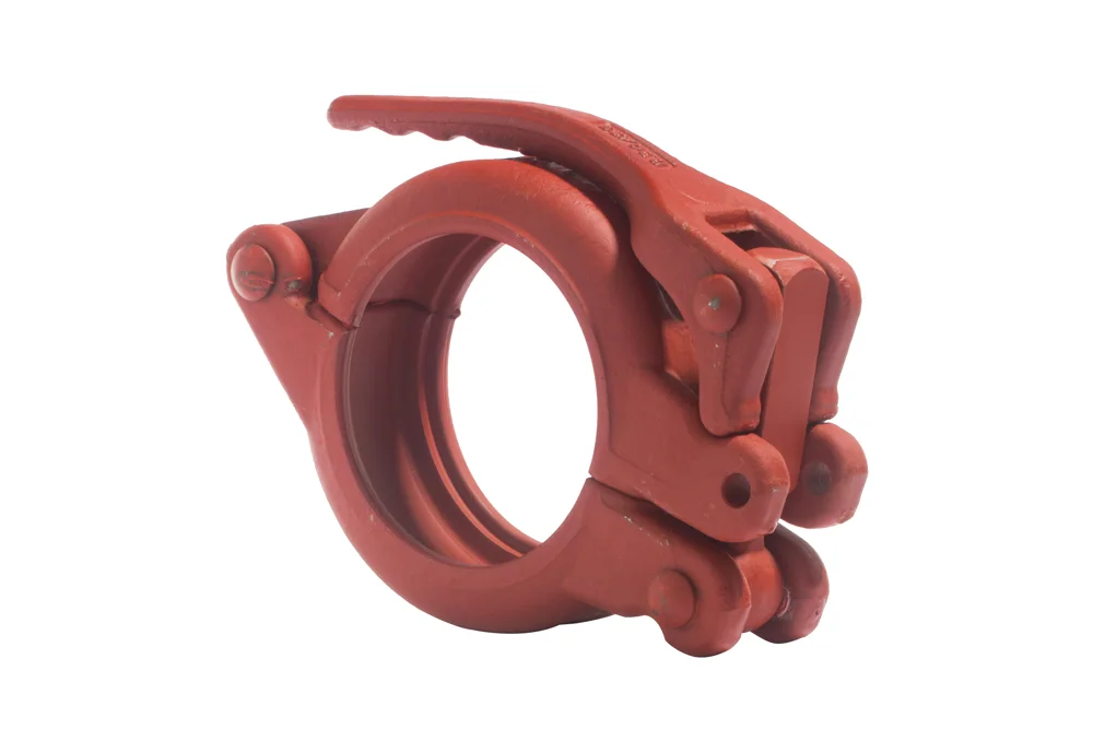 Grooved coupling clamp, carbon steel