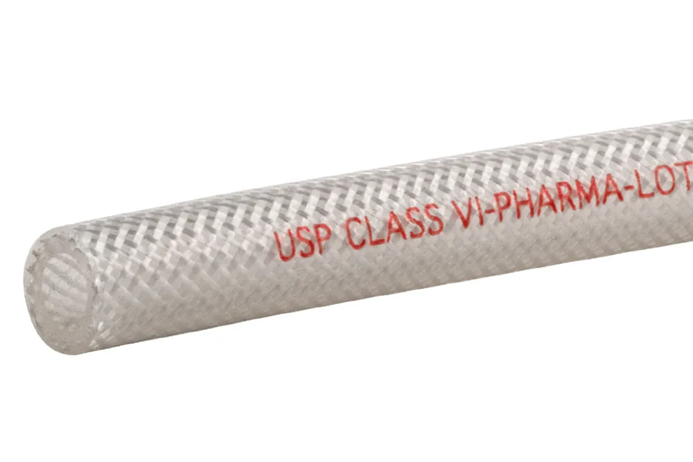 Reinforced silicone hose for food and pharmaceutical liquids PHARMATECH