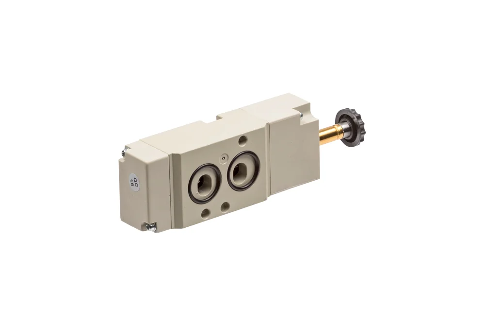 Valve with NAMUR connection, electrically actuated, monostable 5/2