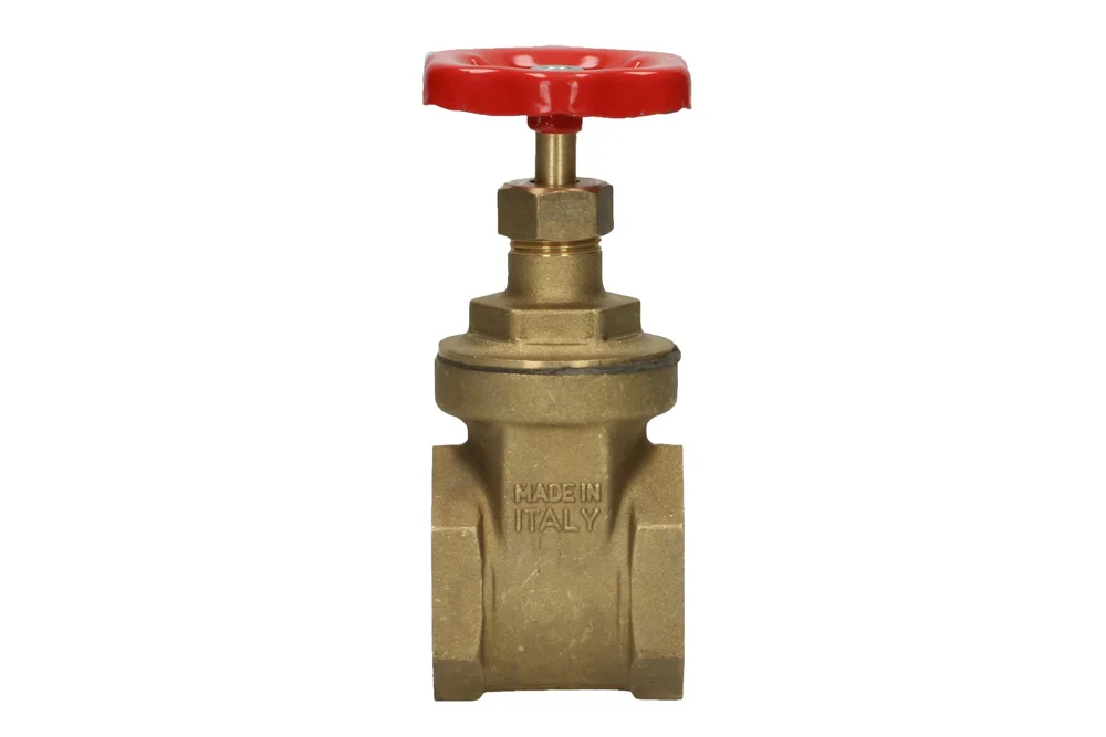 Brass gate valve with female thread BSP, type 2010