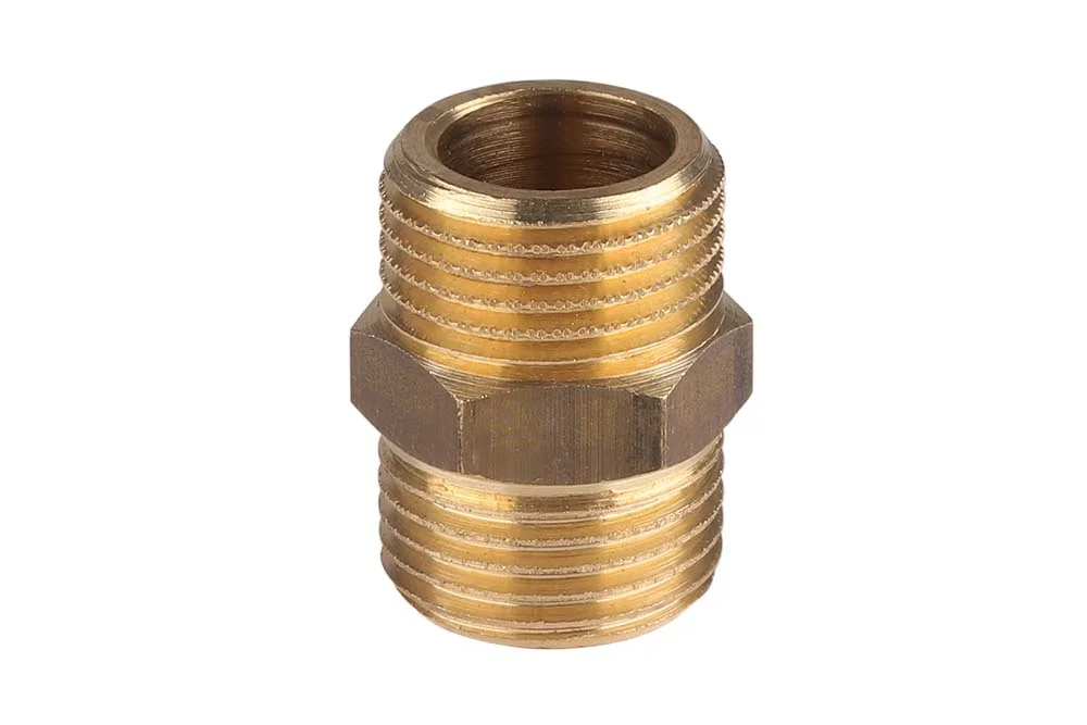 Nipple with male thread BSP, brass, type 3430