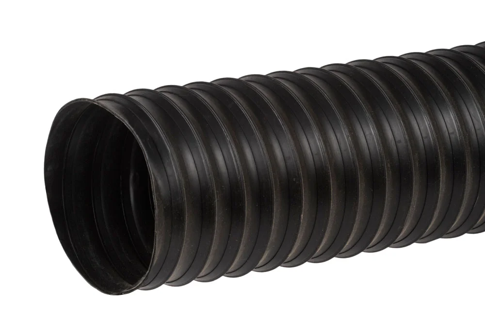 Extraction hose for chemical fumes, for ventilation and air conditioning P2PP