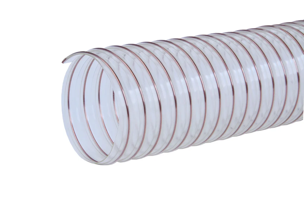 Lightweight extraction hose for conveying dust P2PU, P2PUAS