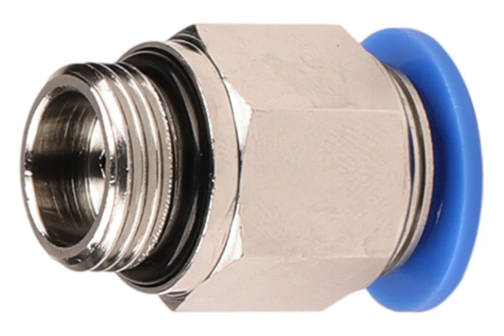 Straight plug-in fitting with male BSP thread, type PCM