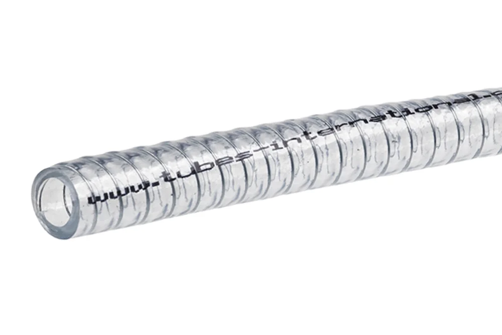 PVC food-grade hose reinforced with steel wire spiral PVC STAR MS 2
