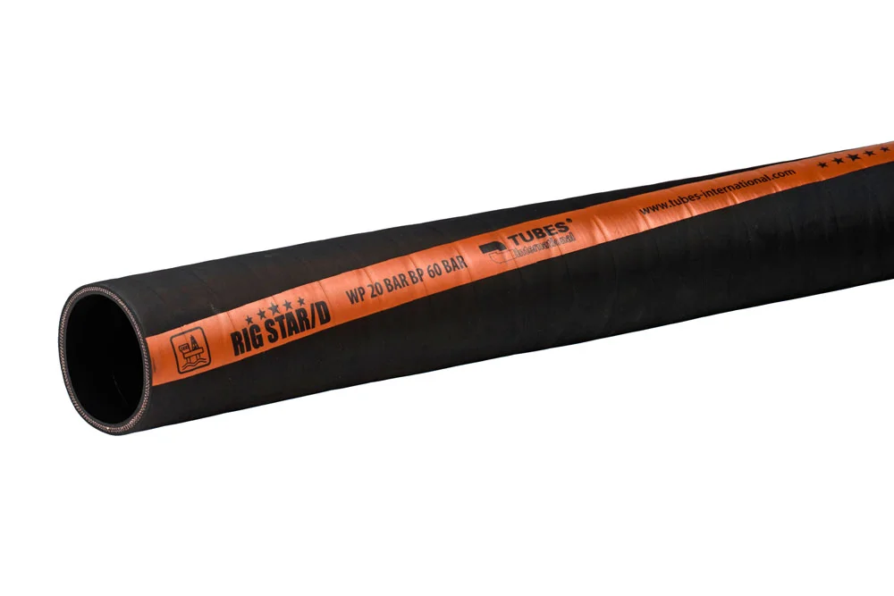 Delivery hose for crude oil, drilling mud, drill cuttings RIG STAR D