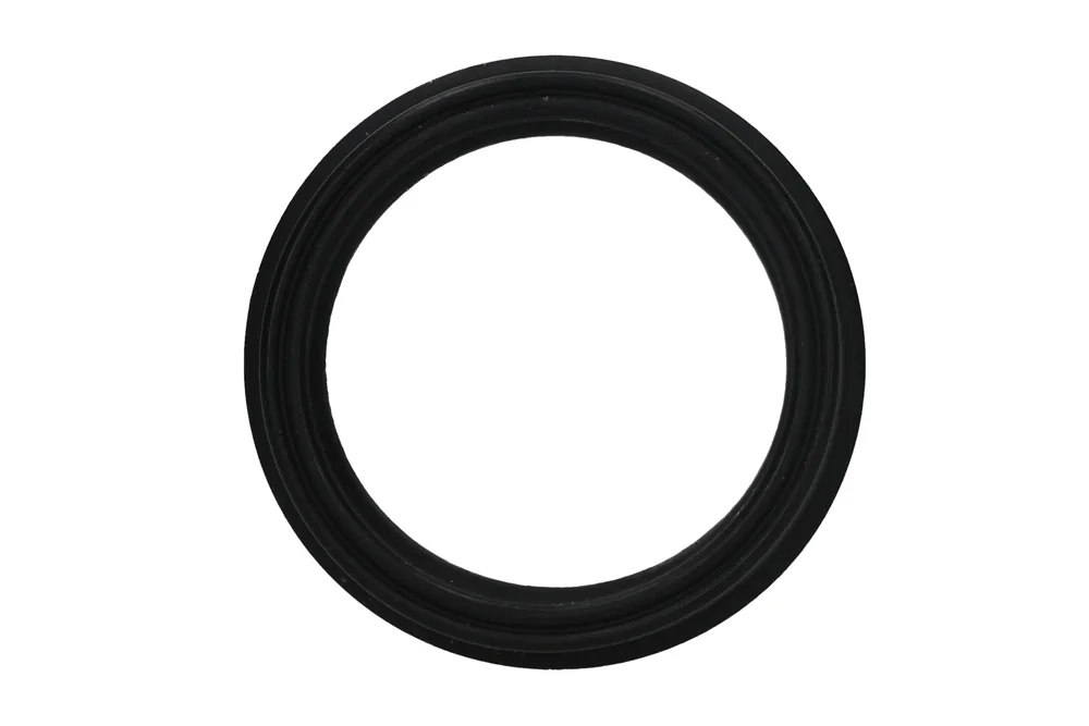 STORZ fire coupling gasket for suction and delivery hoses, black NBR rubber