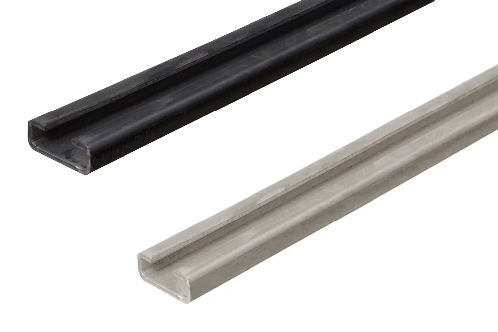 Rail for DIN 3015 standard and double clamp