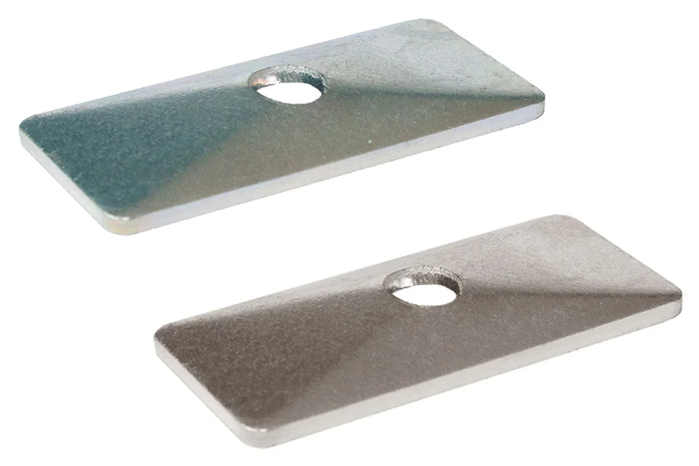 Upper plate for DIN 3015 double clamp