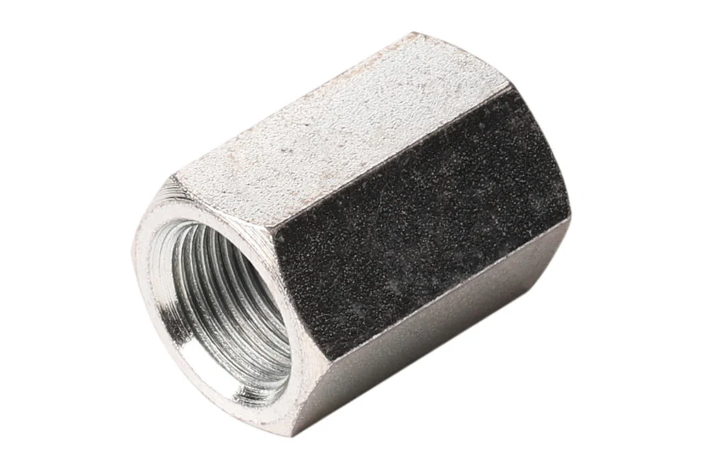 Adaptor - hydraulic coupling nut female thread BSP, carbon steel, type A106