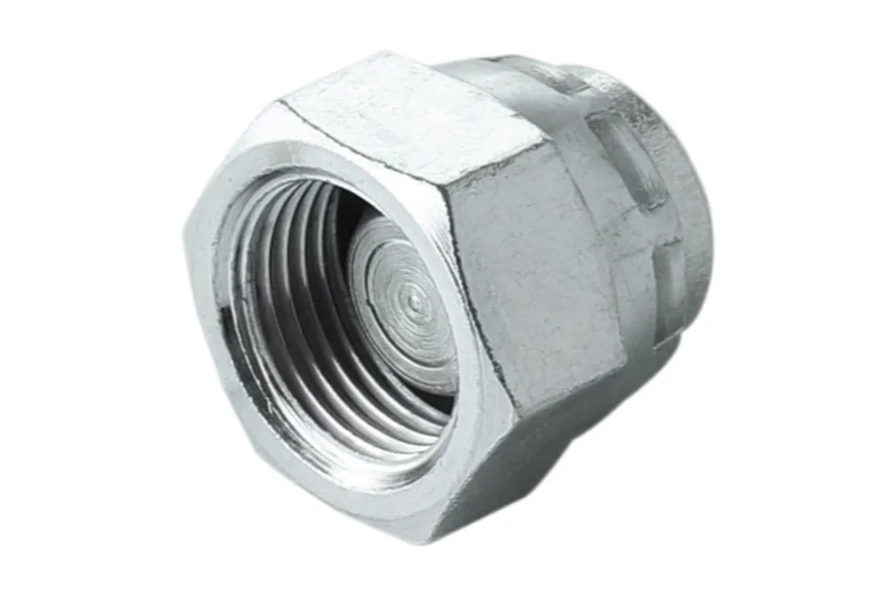 Adaptor - cap with female thread BSP, carbon steel, type A112