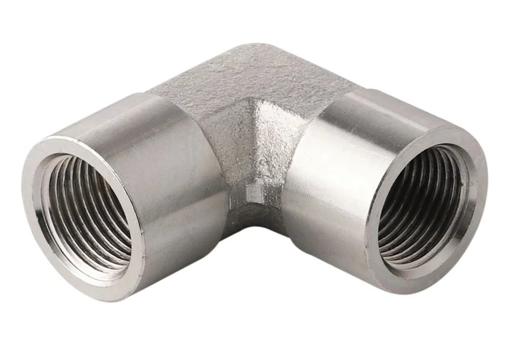 Adaptor - 90° elbow with female thread BSP, carbon steel, type A115A