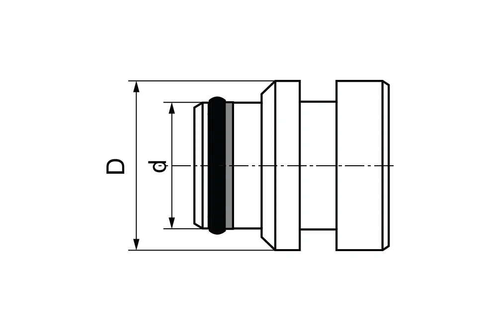 STECKO plug cap, free-cutting steel