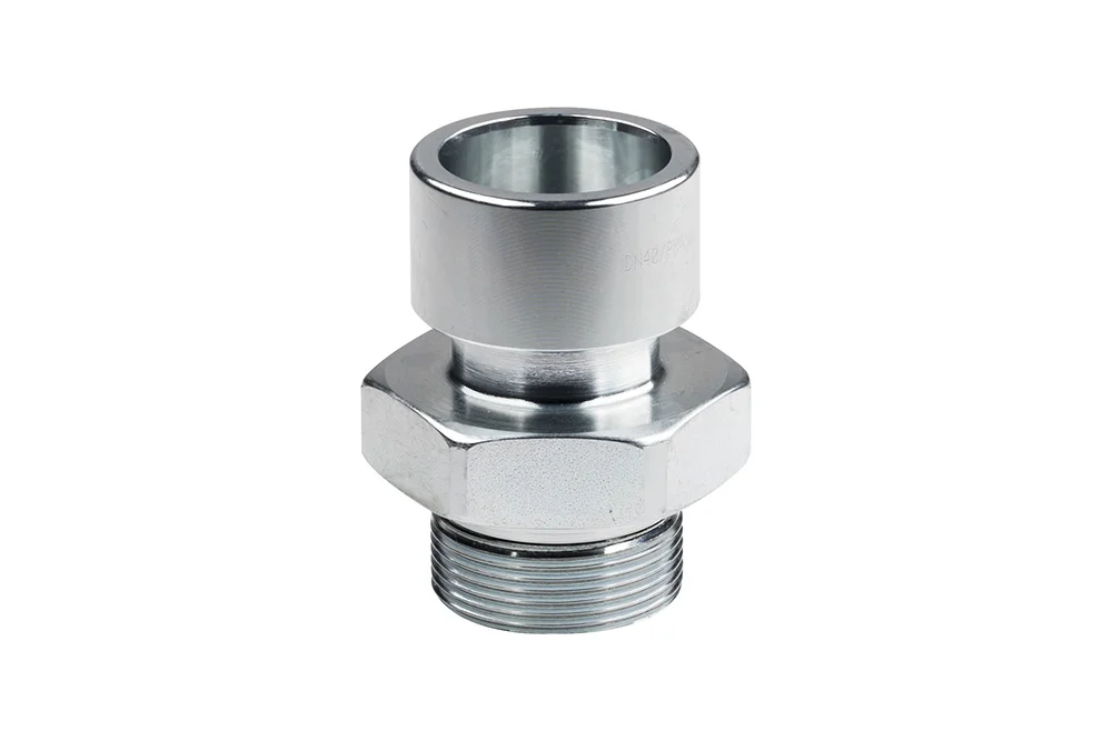 Socket connection SKV with male thread BSP, zinc-plated steel, type H