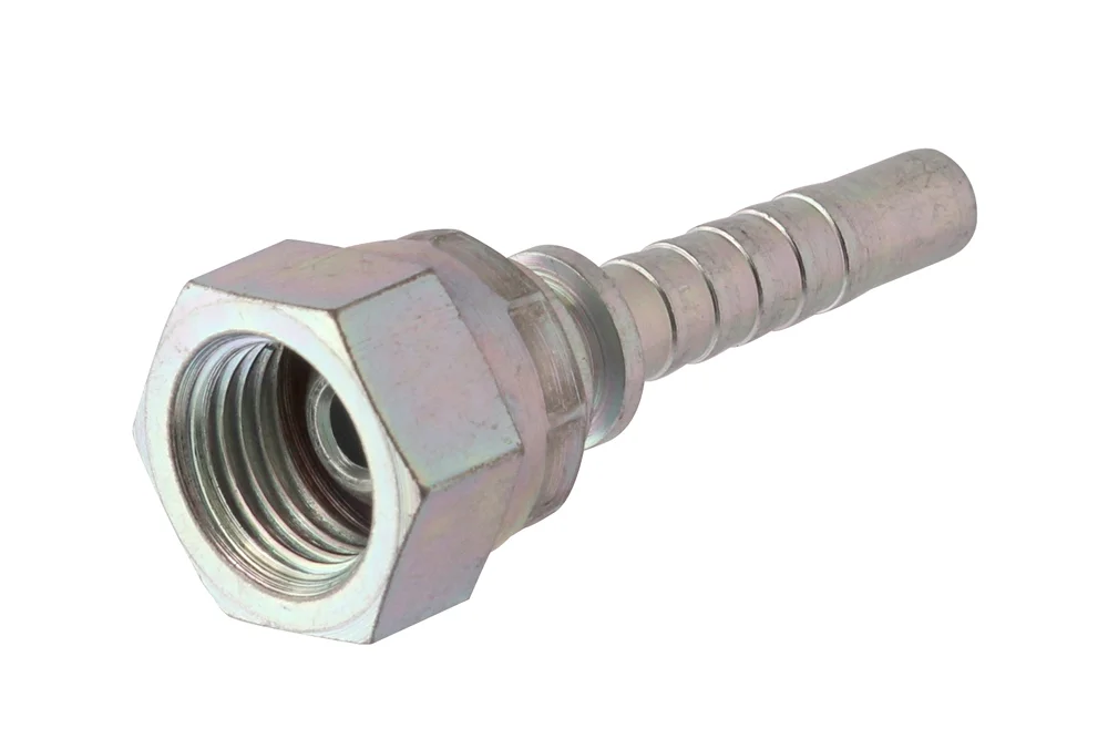 Hydraulic hose end DKR, type ZBW110, carbon steel, Y