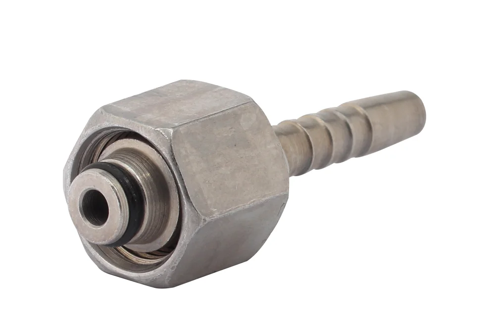 Hydraulic fitting DKOS, type ZMW122, heavy series, carbon steel, zinc-nickel