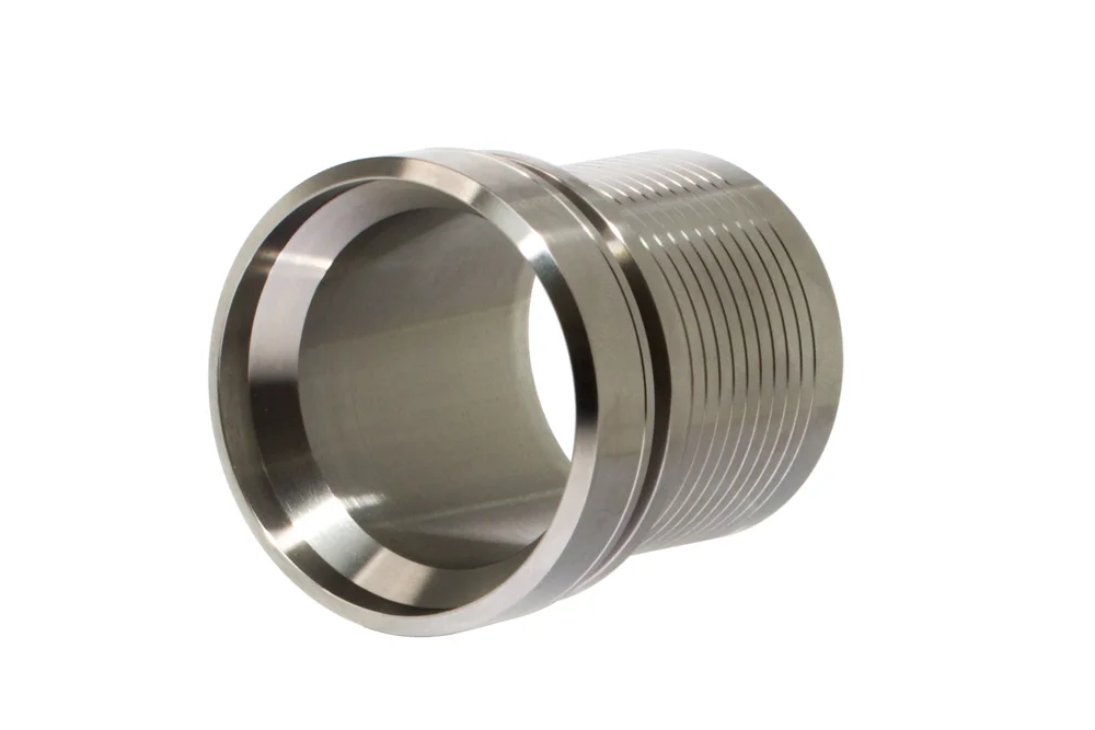 Weld-on hose tail to flange, AISI 316 stainless steel, type WRS