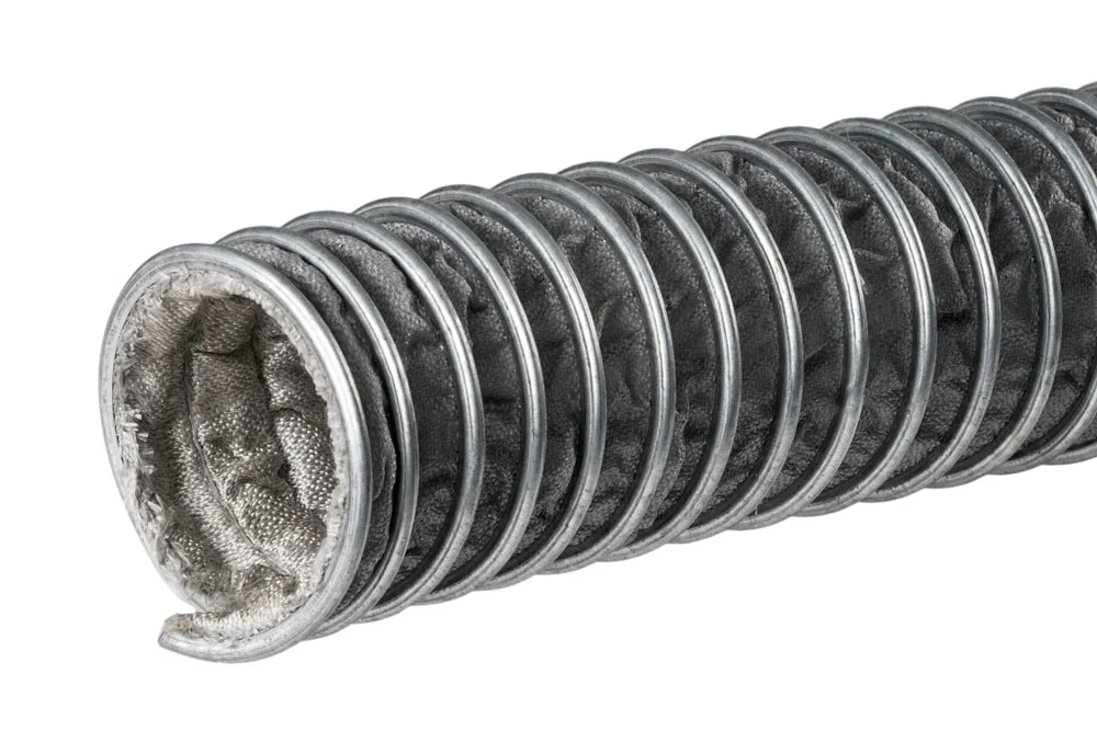 Suction hose for extraction of gases, fumes, vapours at temperatures up to 650°C GRIPFLEX 650