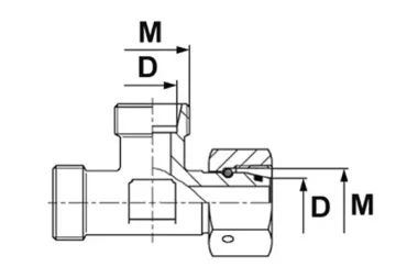 Złączki trójnikowe nastawialne do systemów hydraulicznych - przemysł