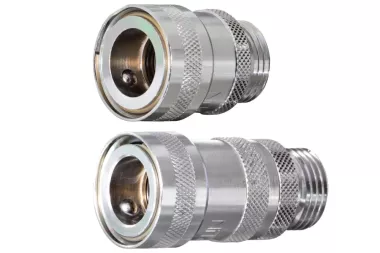 Gniazdo szybkozłącza do wody NiTO ORIGINAL 1/2" z gwintem zewnętrznym BSP, mosiądz chromowany