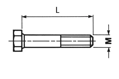Śruba sześciokątna mocowanie obejma DIN 3015 do przemysłu