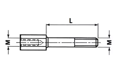 Śruba mocująca do zacisku DIN 3015 solidna